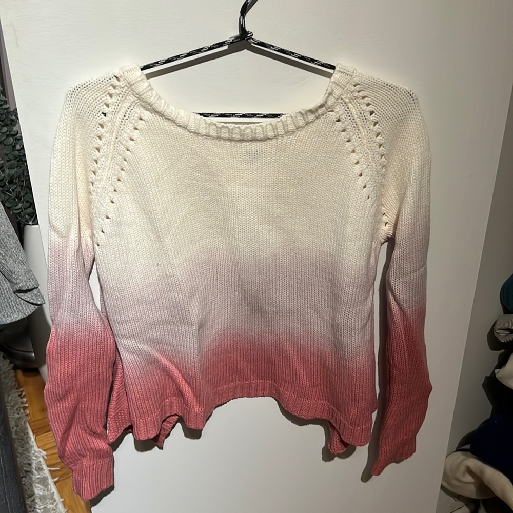 Ombré open back sweater - size Small